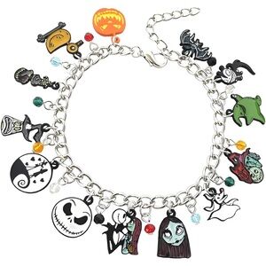 Disney nightmare before Christmas charm bracelet